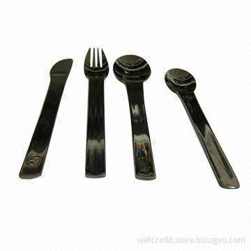 Thick stainless steel airline cutlery with good quality